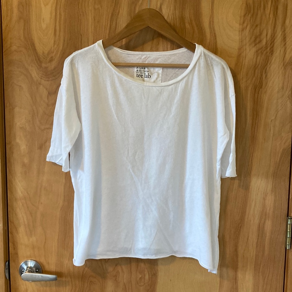 Frank & Eileen Tee Lab white t-shirt - size small